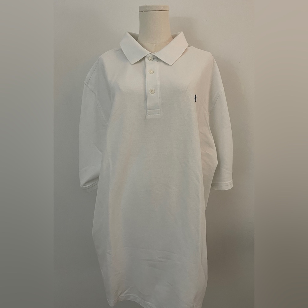 Men’s IZOD Advantage Performance White Polo Size 4XLT - Picture 6 of 9